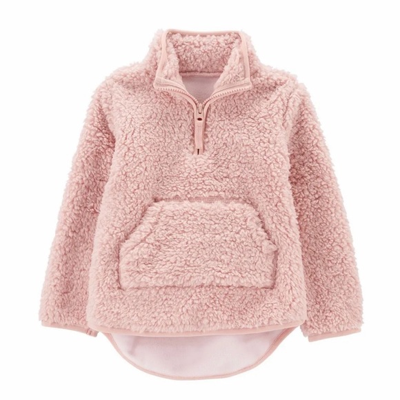Carter's Other - 3/$30 | Carter’s | Sherpa Fleece Quarter Zip Pullover for Girls | Size 10